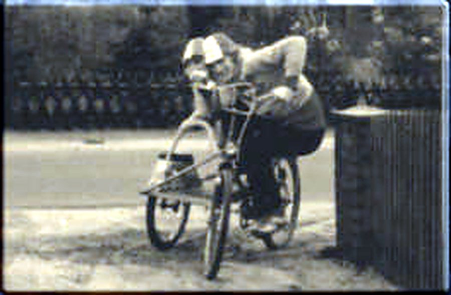Das erste Gespann: BMX-Rad mit Beiwagen, 1973